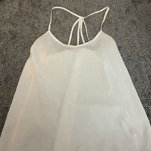 Abercrombie & Fitch white tank top